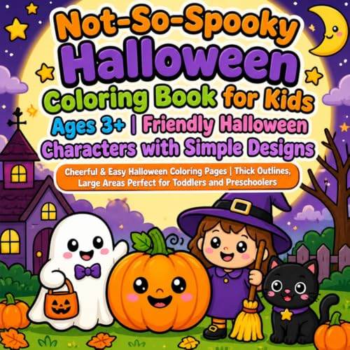 Not-So-Spooky Halloween Coloring Book book cover