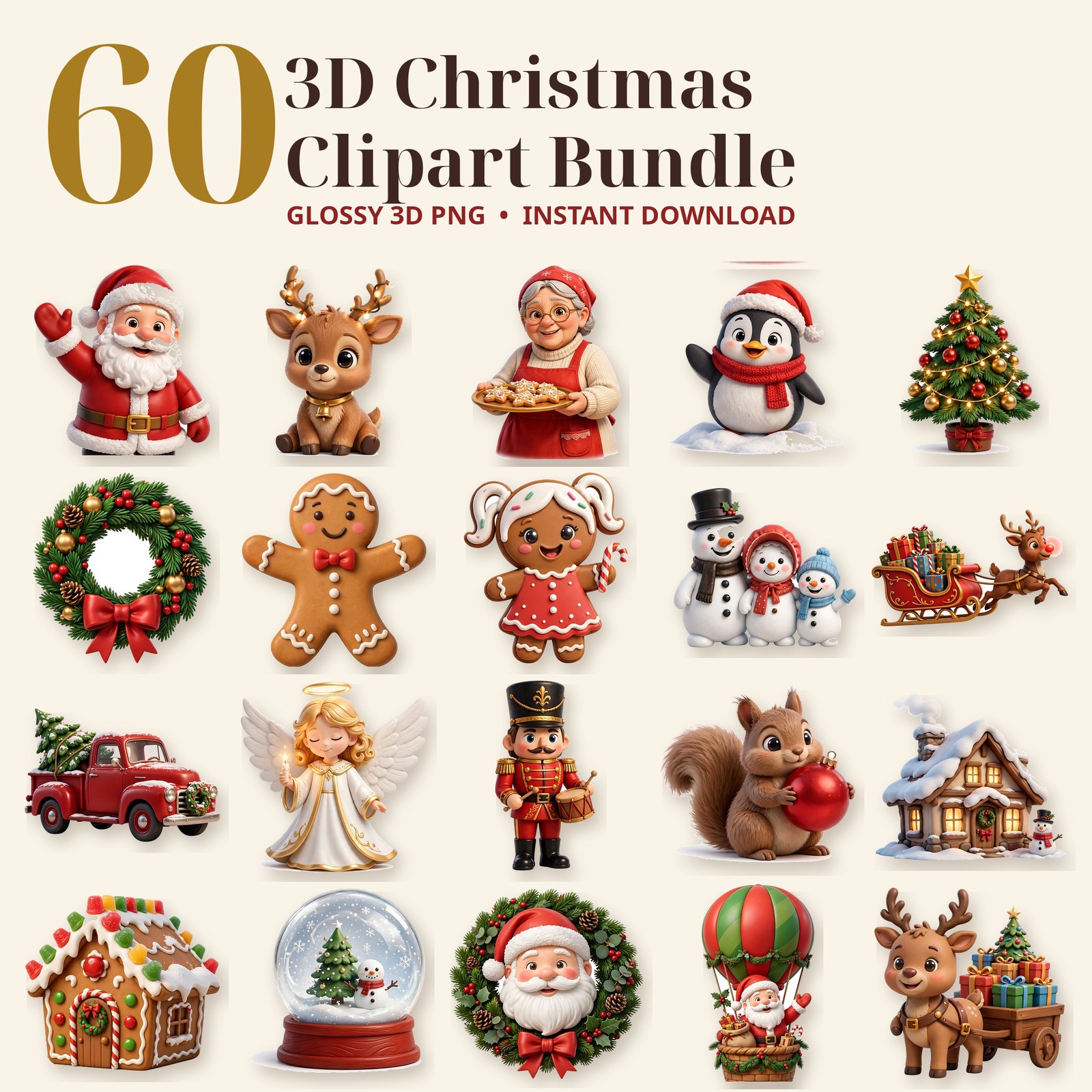 One Cozy Christmas List: Printable Clipart Crafts + Kids' Christmas Books
